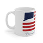 Plainfield Connecticut Flag Mug 11oz