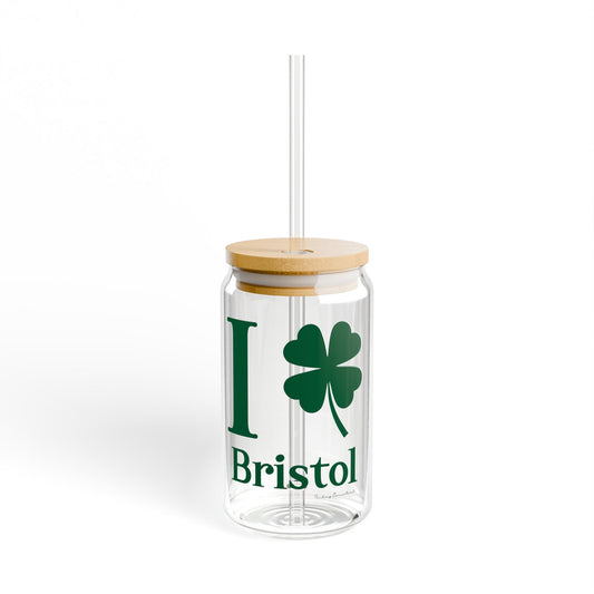 I Clover Bristol Sipper Glass, 16oz