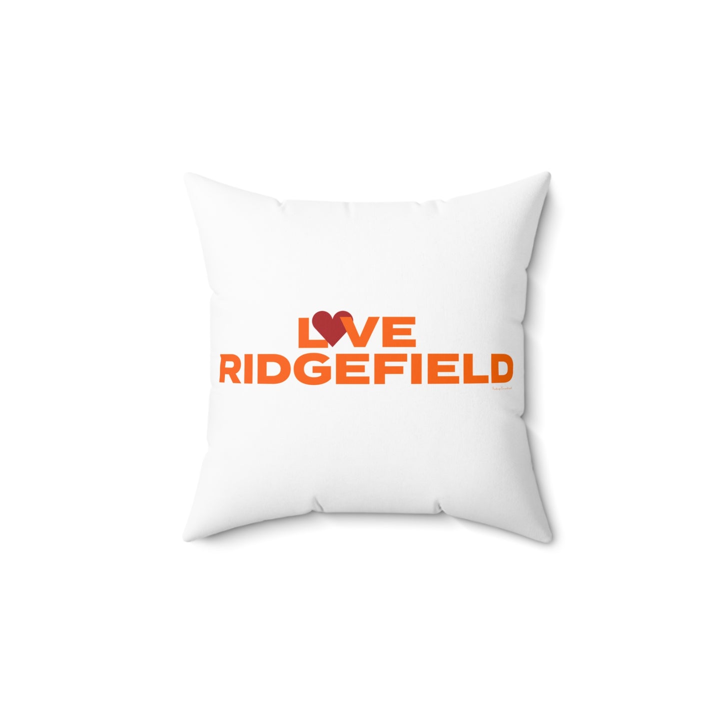 Love Ridgefield Spun Polyester Square Pillow