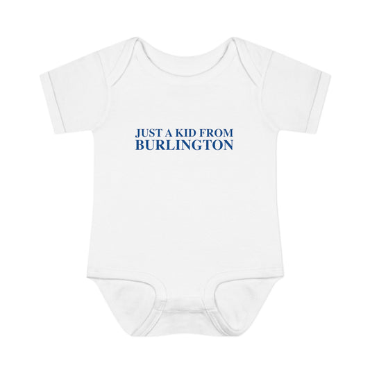 Just a kid from Burlington Infant Baby Rib Bodysuit