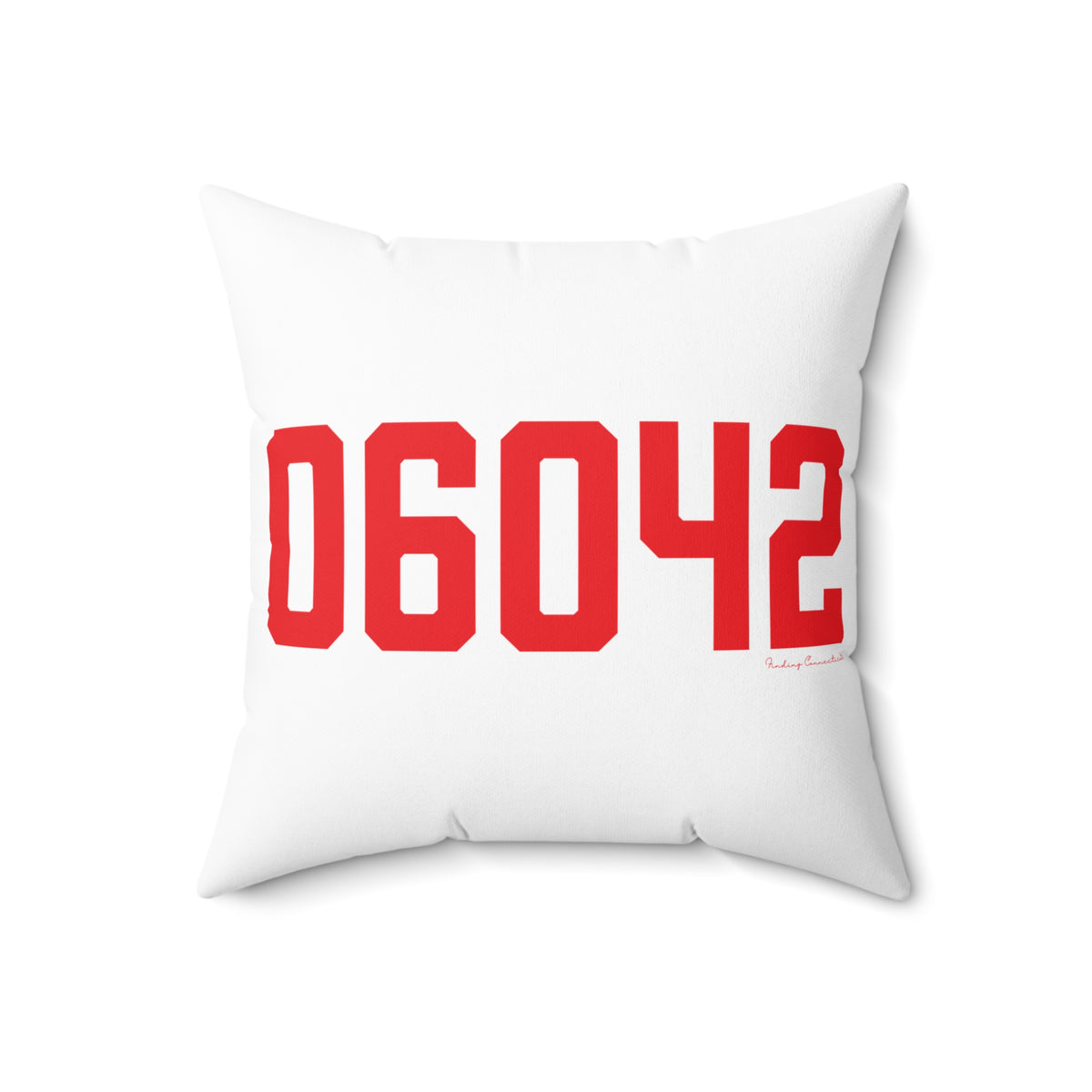 06042 Manchester Connecticut Zip Code  Polyester Square Pillow