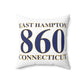 East Hampton 860 Connecticut Spun Polyester Square Pillow