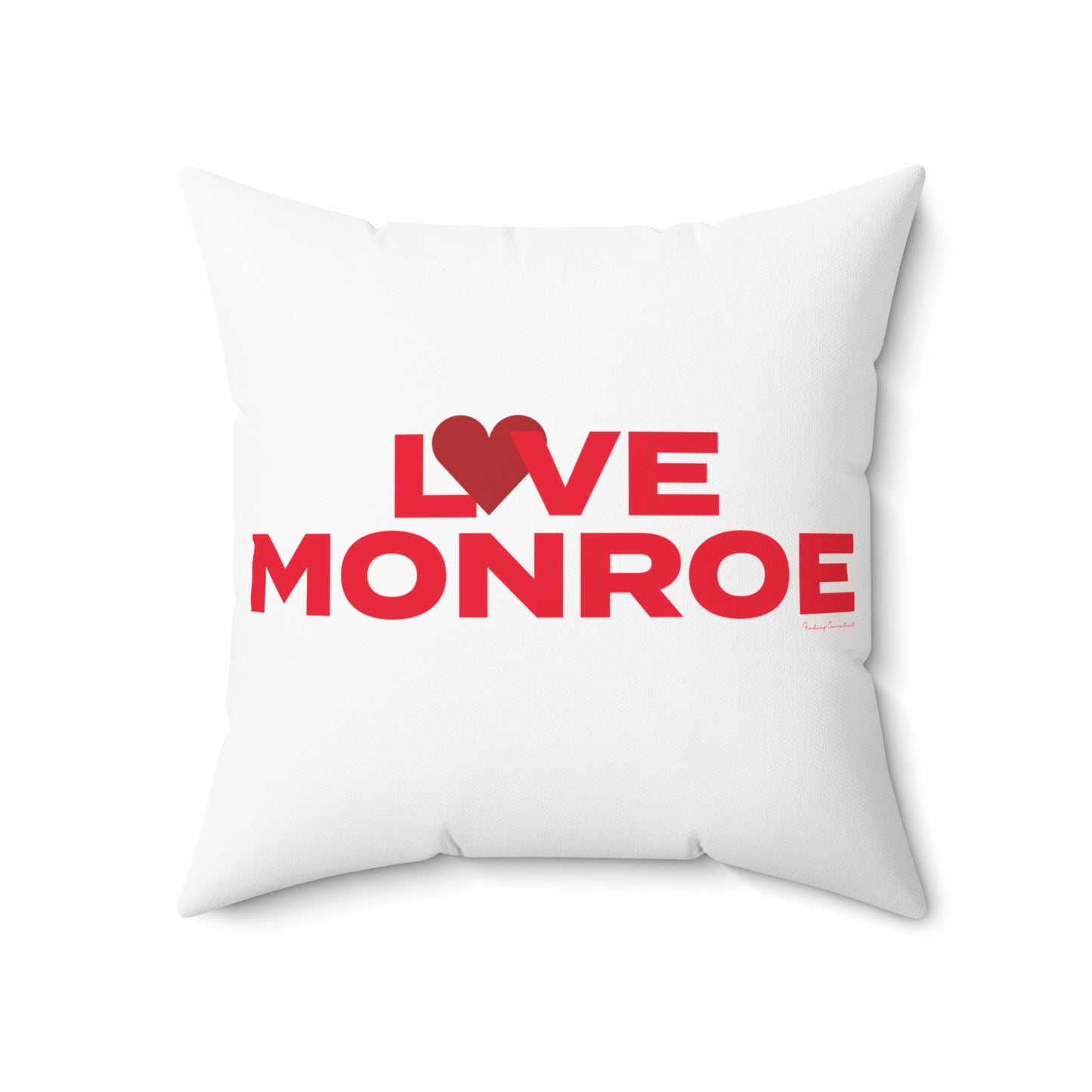 Love Monroe Spun Polyester Square Pillow