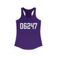 06247 Hampton CT Zip Code Women's Ideal Racerback Tank Top