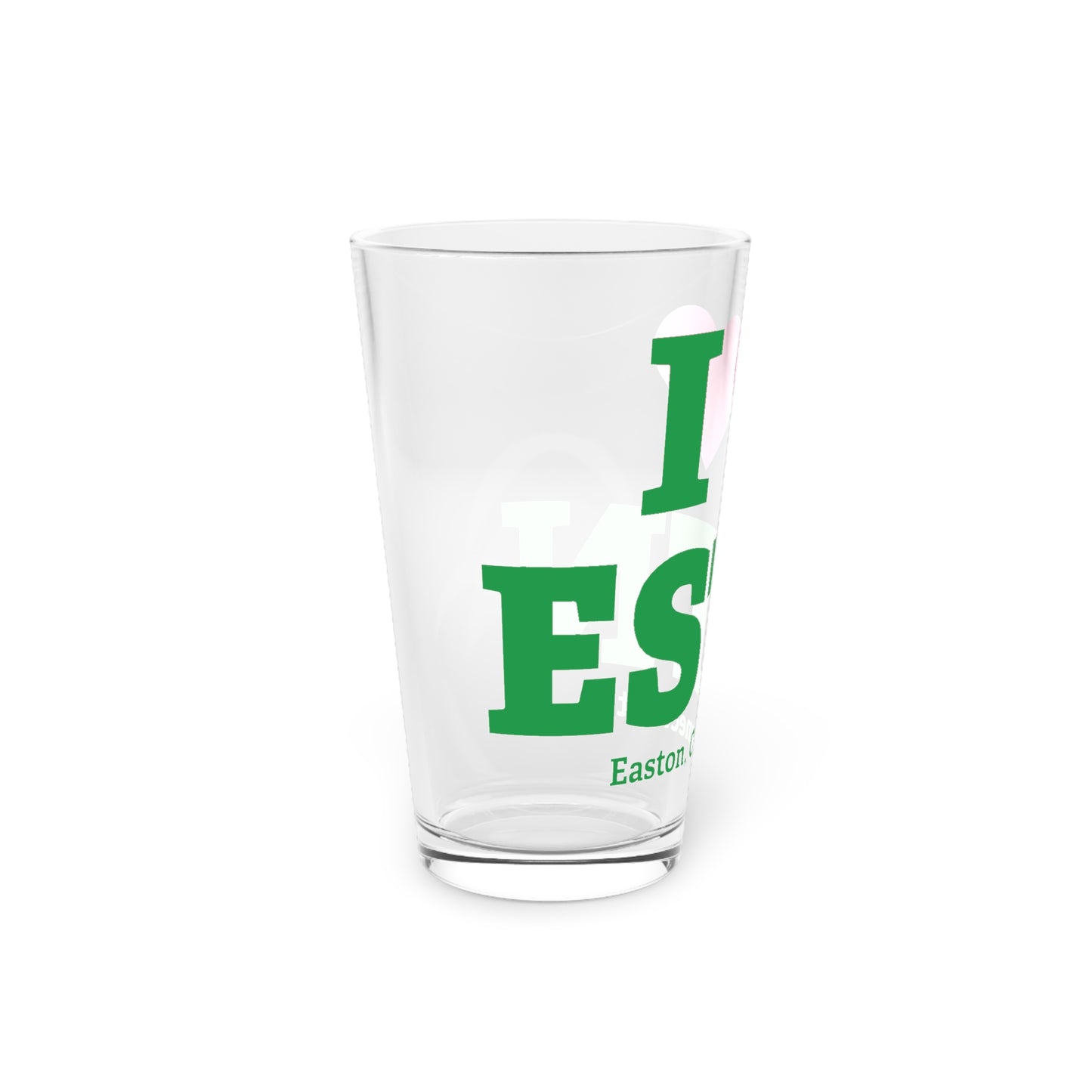 I Heart ESTN Pint Glass, 16oz
