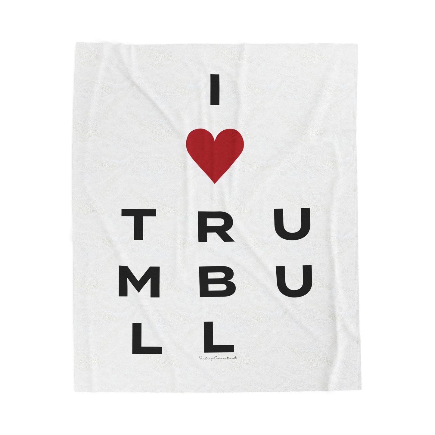 Trumbull Vision Velveteen Plush Blanket