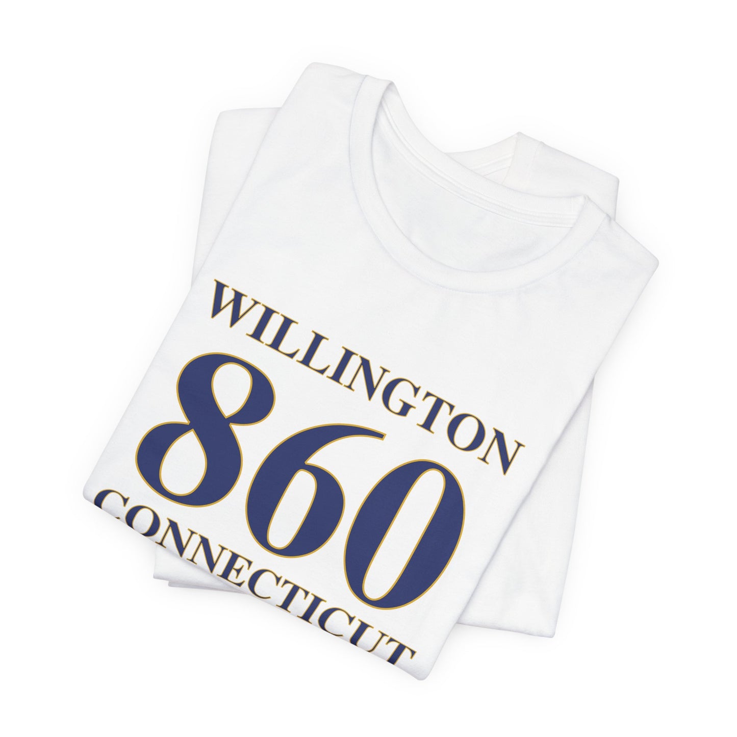 Willington 860 Connecticut Unisex Jersey Short Sleeve T-Shirt