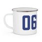 06604 Bridgeport Connecticut Zip Code Enamel Camping Mug