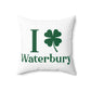 I Clover Waterbury Spun Polyester Square Pillow