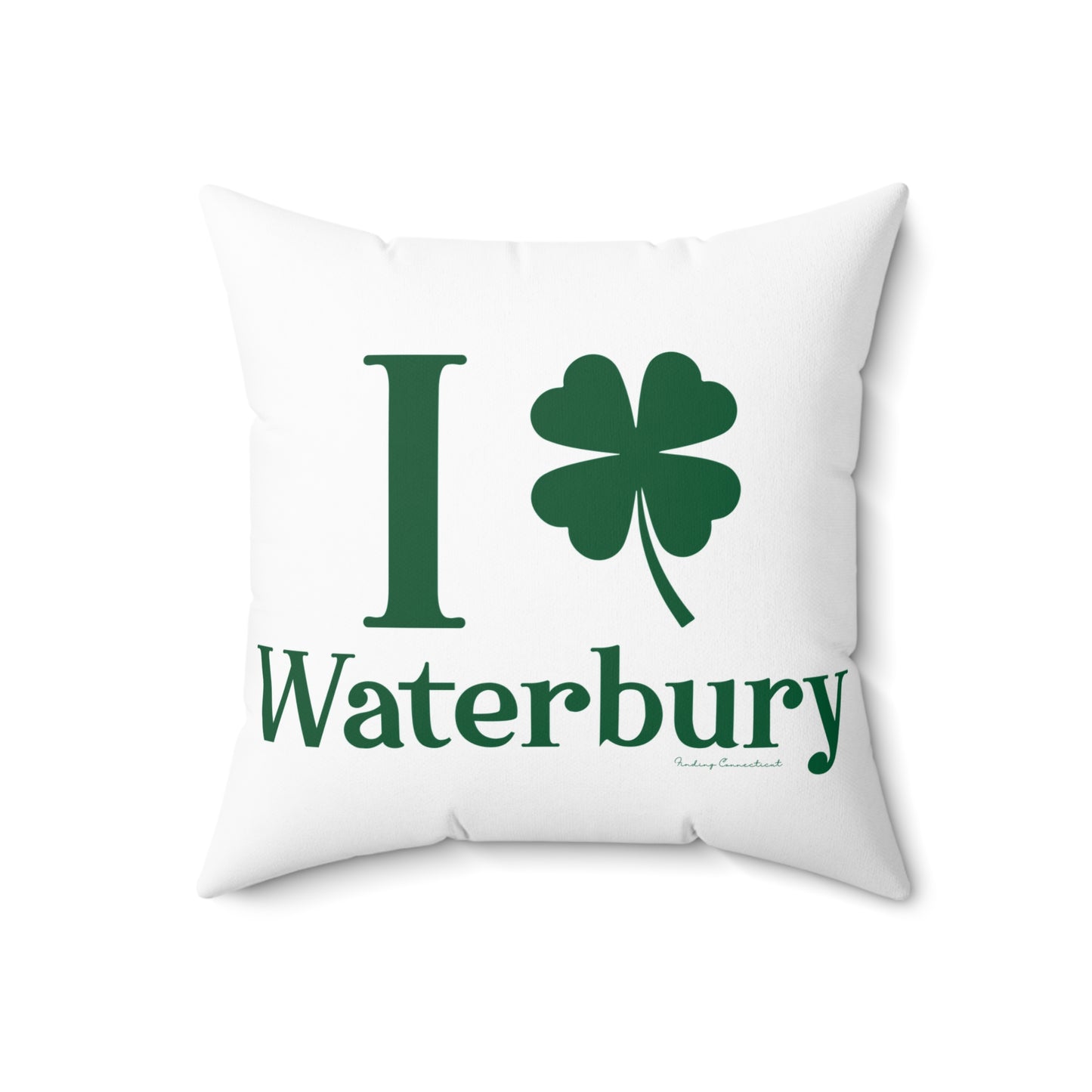 I Clover Waterbury Spun Polyester Square Pillow