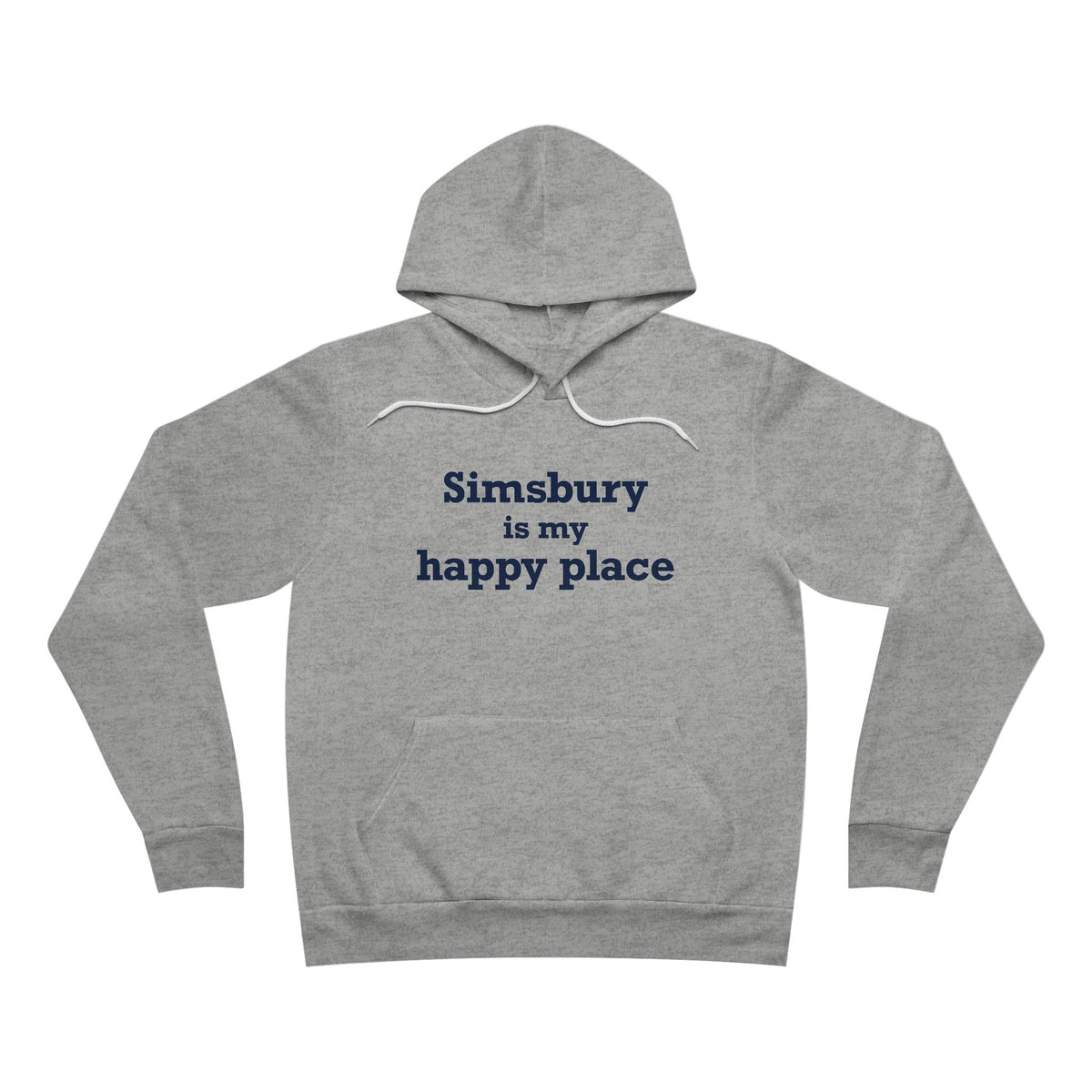 Simsbury is My Happy Place Unisex Sponge Fleece Pullover Hoodie