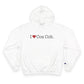 I Heart Cos Cob. Champion Hoodie