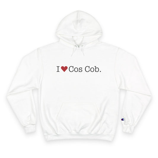 I Heart Cos Cob. Champion Hoodie