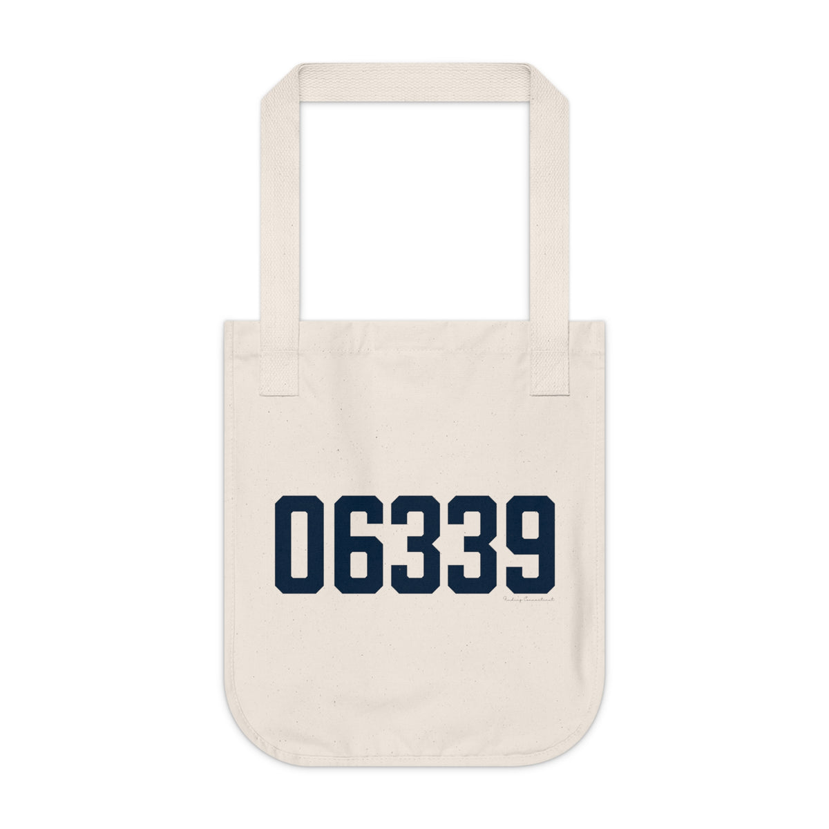 06339 Ledyard Connecticut Zip Code Organic Canvas Tote Bag