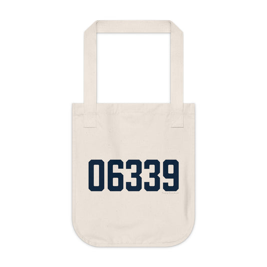 06339 Ledyard Connecticut Zip Code Organic Canvas Tote Bag