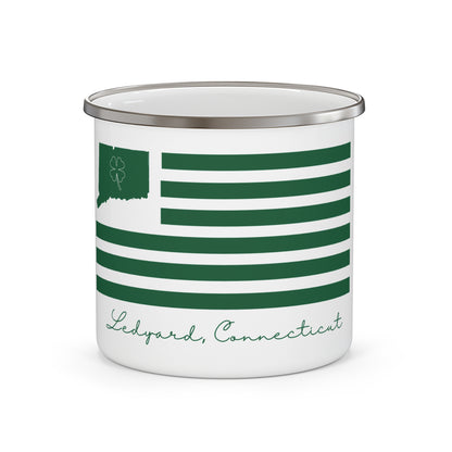 Ledyard Connecticut St. Patrick’s Day Flag Enamel Camping Mug