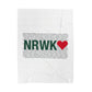 Norwalk Love Velveteen Plush Blanket