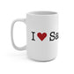 I Heart Sasco Hill. Mug 15oz