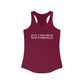 Just a kid from New Fairfield Women's Ideal Racerback Tank Top