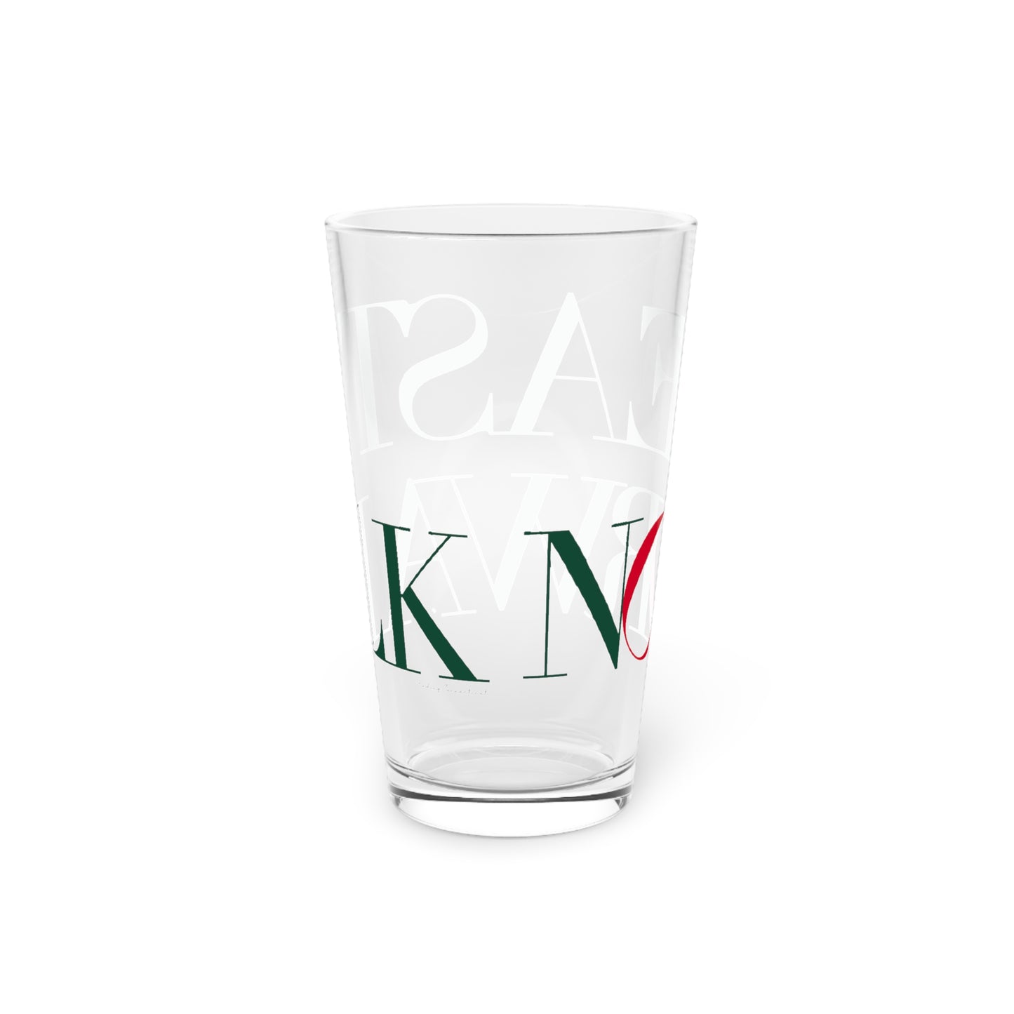 41 Tilt East Norwalk Pint Glass, 16oz