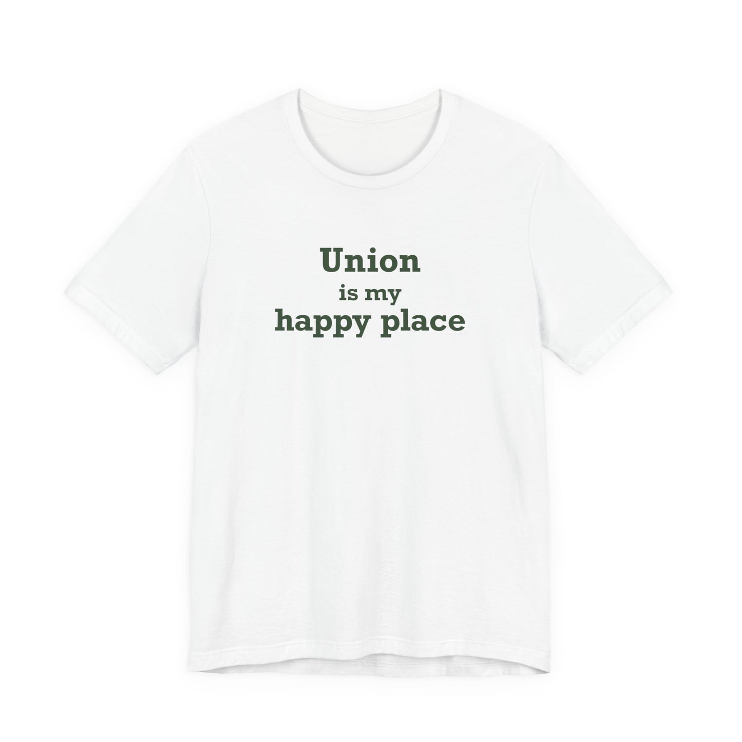Union is My Happy Place  Unisex Jersey Short Sleeve T-Shirt