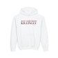 Just a kid from Killingly Youth Heavy Blend Hooded Sweatshirt