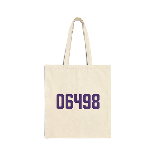 06498 Westbrook Connecticut Zip Code Cotton Canvas Tote Bag