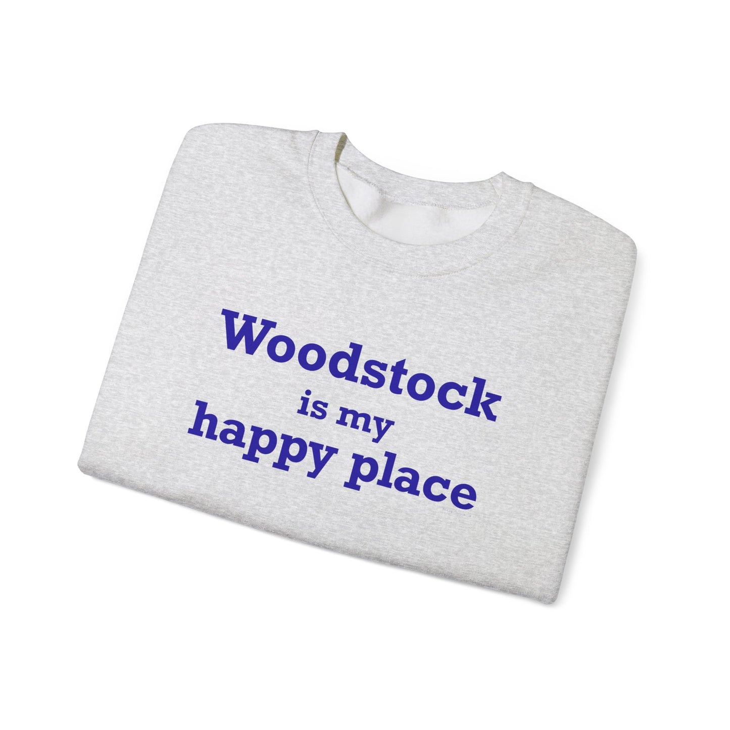Woodstock is My Happy Place Unisex Heavy Blend™ Crewneck Sweatshirt