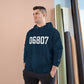 06807 - Greenwich CT Zip Code Champion Hoodie