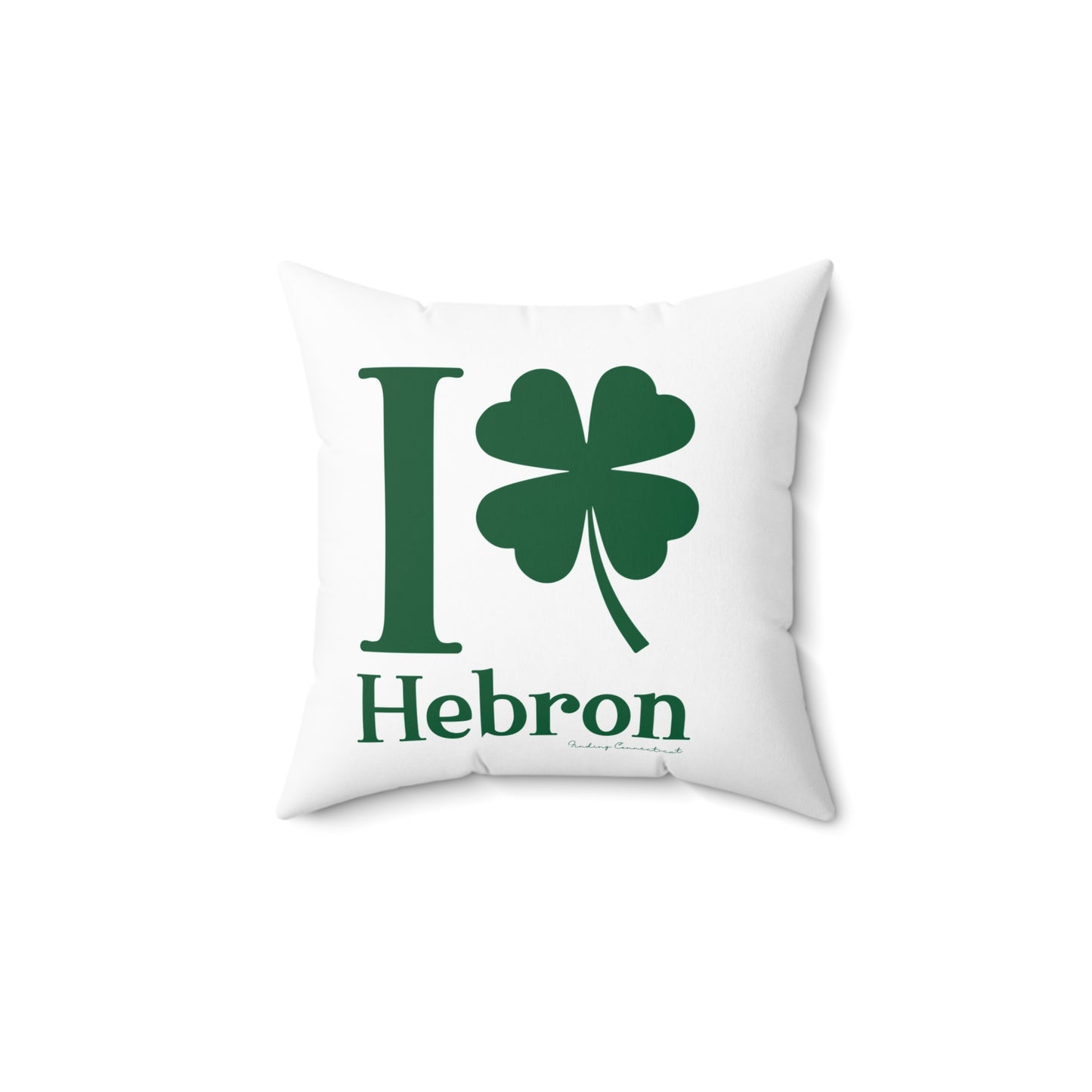 I Clover Hebron Spun Polyester Square Pillow