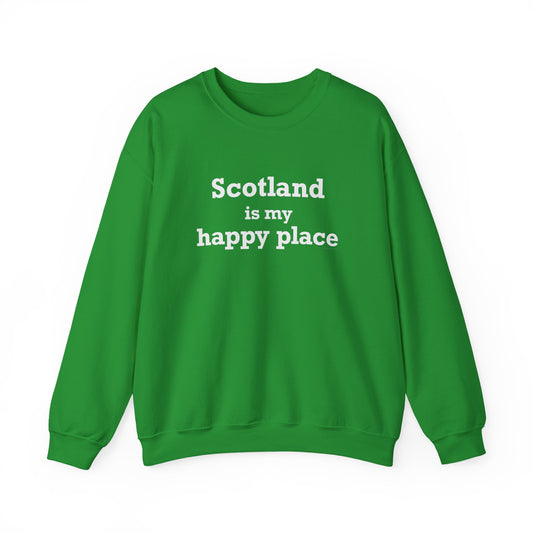 Scotland is My Happy Place Unisex Heavy Blend™ Crewneck Sweatshirt
