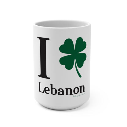 I Clover Lebanon Mug 15oz