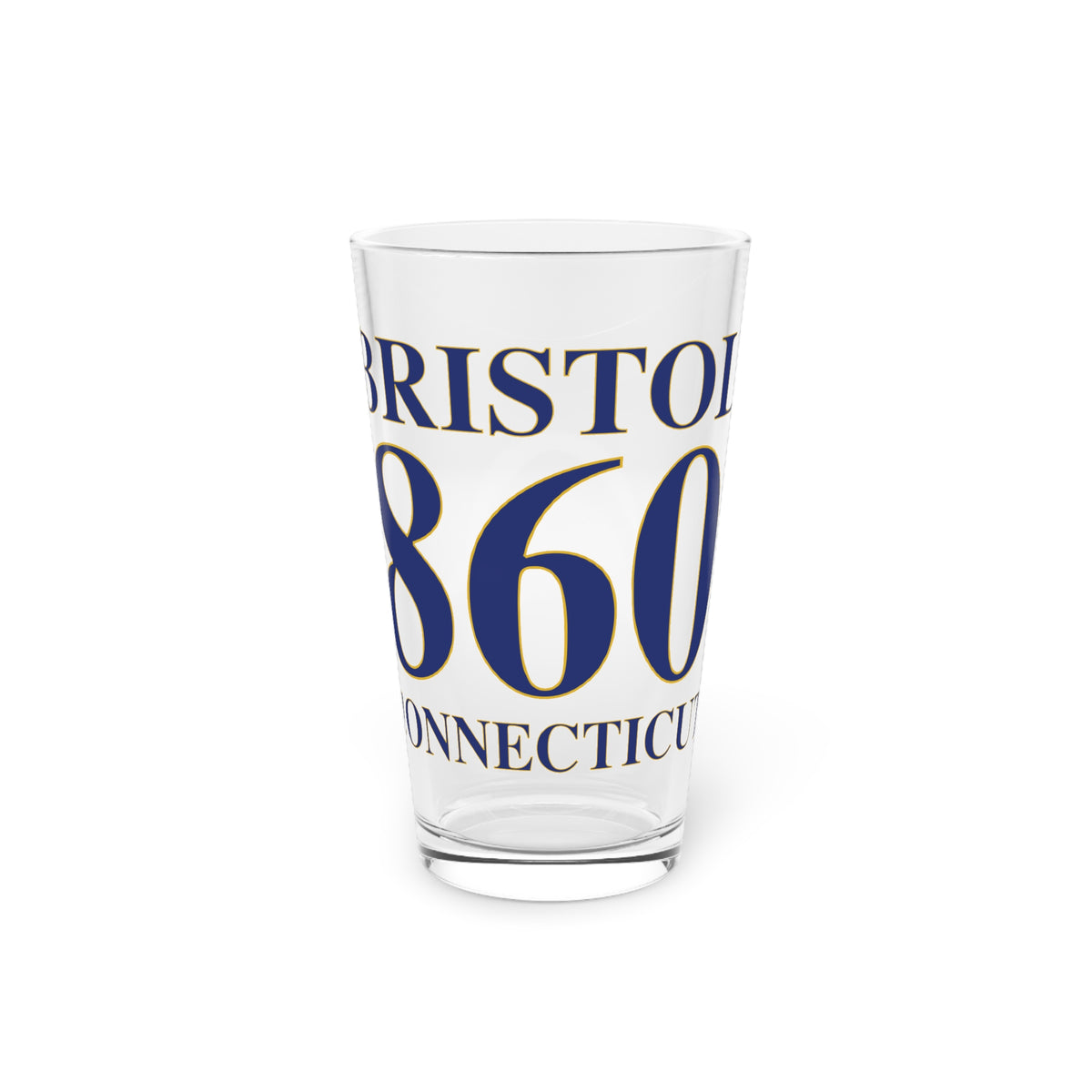 Bristol 860 Connecticut Pint Glass, 16oz