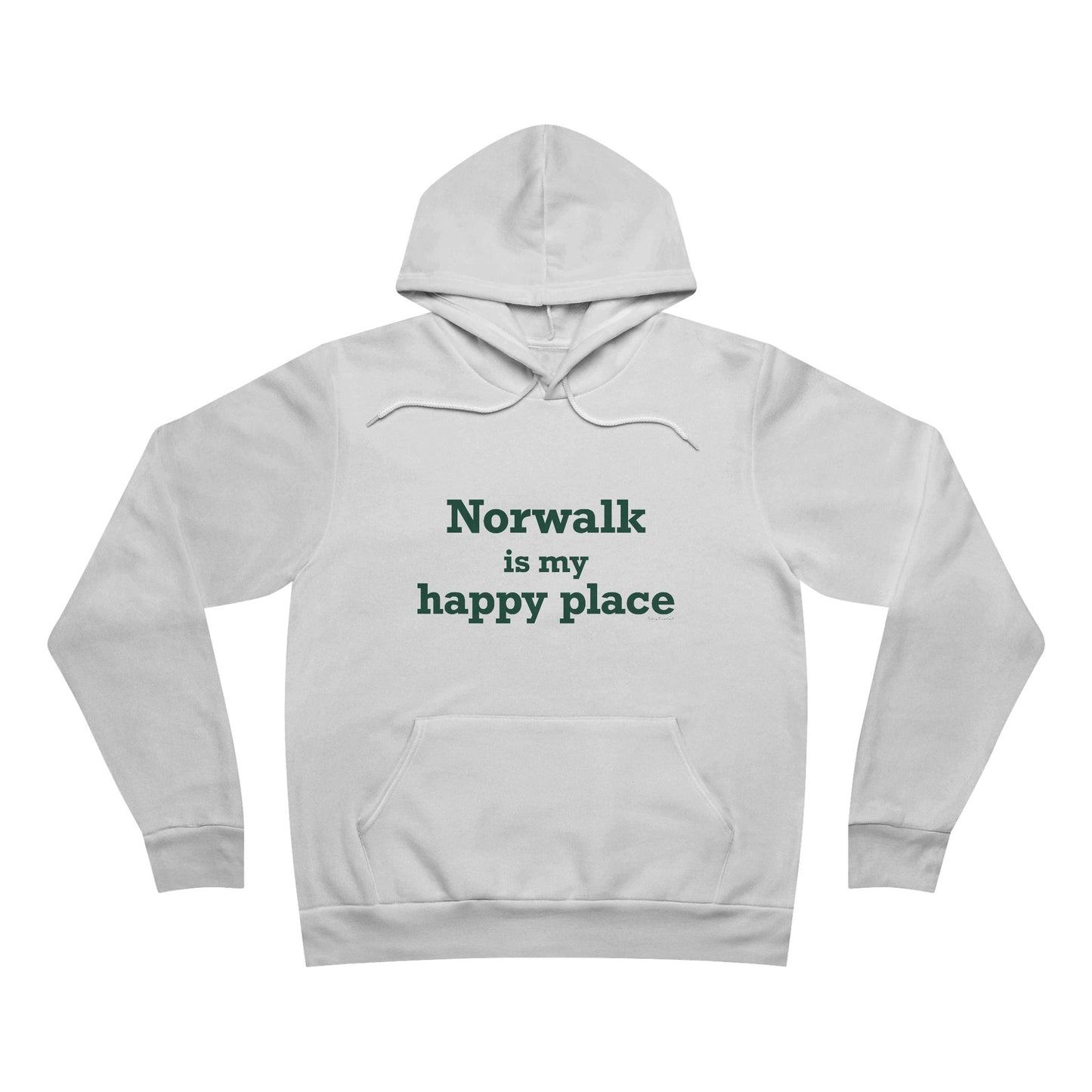 Norwalk is my Happy Place Unisex Sponge Fleece Pullover Hoodie