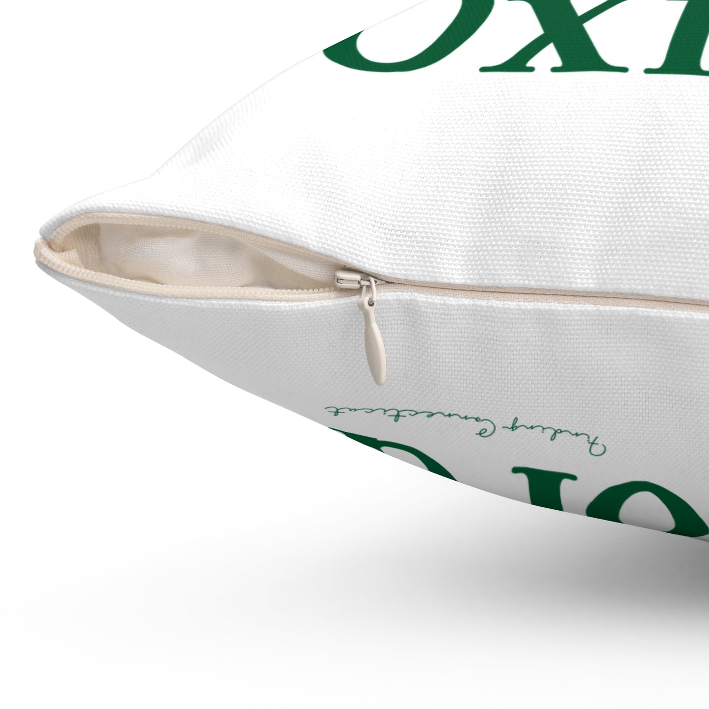 I Clover Oxford Spun Polyester Square Pillow