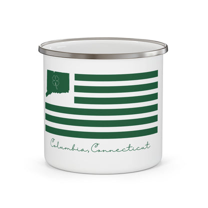Columbia Connecticut St. Patrick's Day Enamel Camping Mug