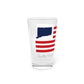South Windsor Connecticut Flag Pint Glass, 16oz