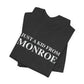 Just a kid from Monroe Unisex Jersey Short Sleeve T-Shirt