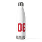 06851 Norwalk Connecticut Zip Code 20oz Insulated Bottle