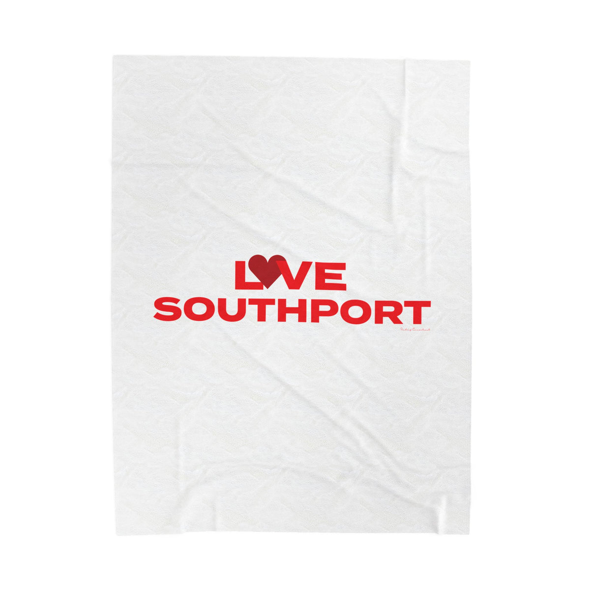 Love Southport Velveteen Plush Blanket