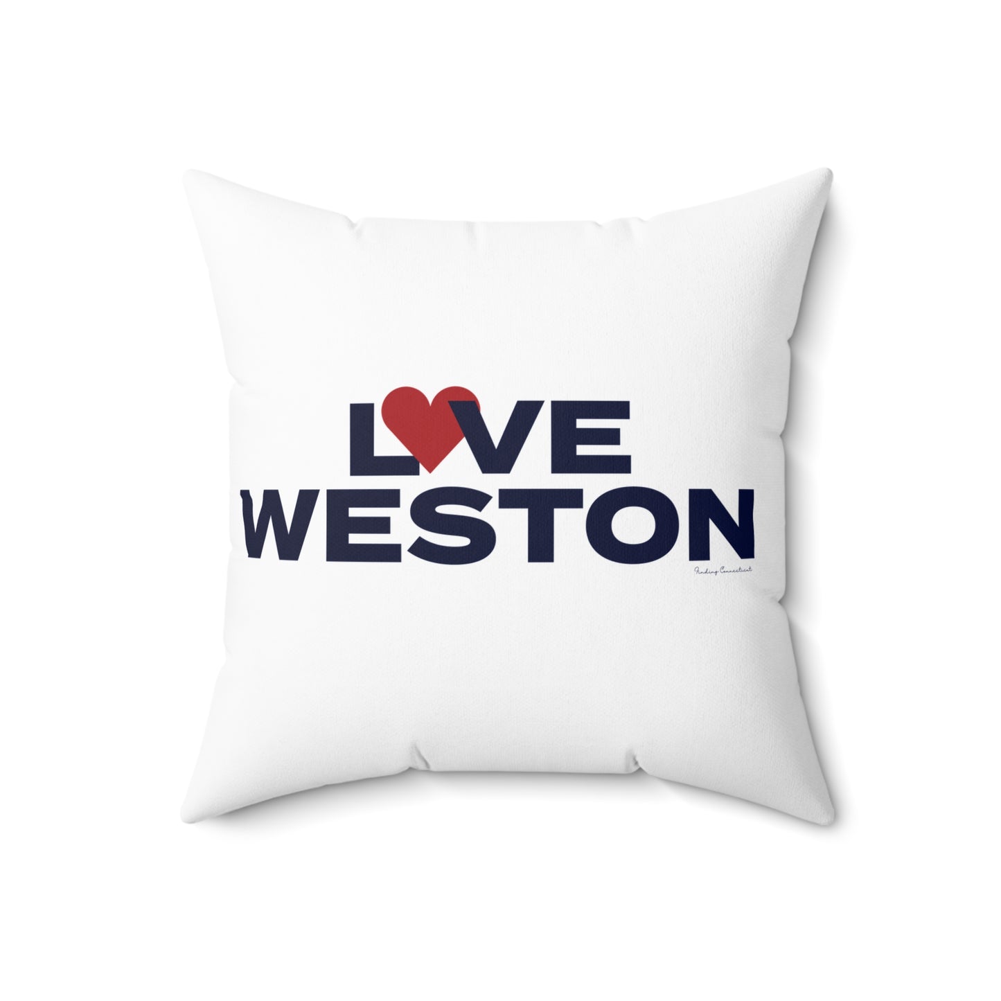 Love Weston Spun Polyester Square Pillow