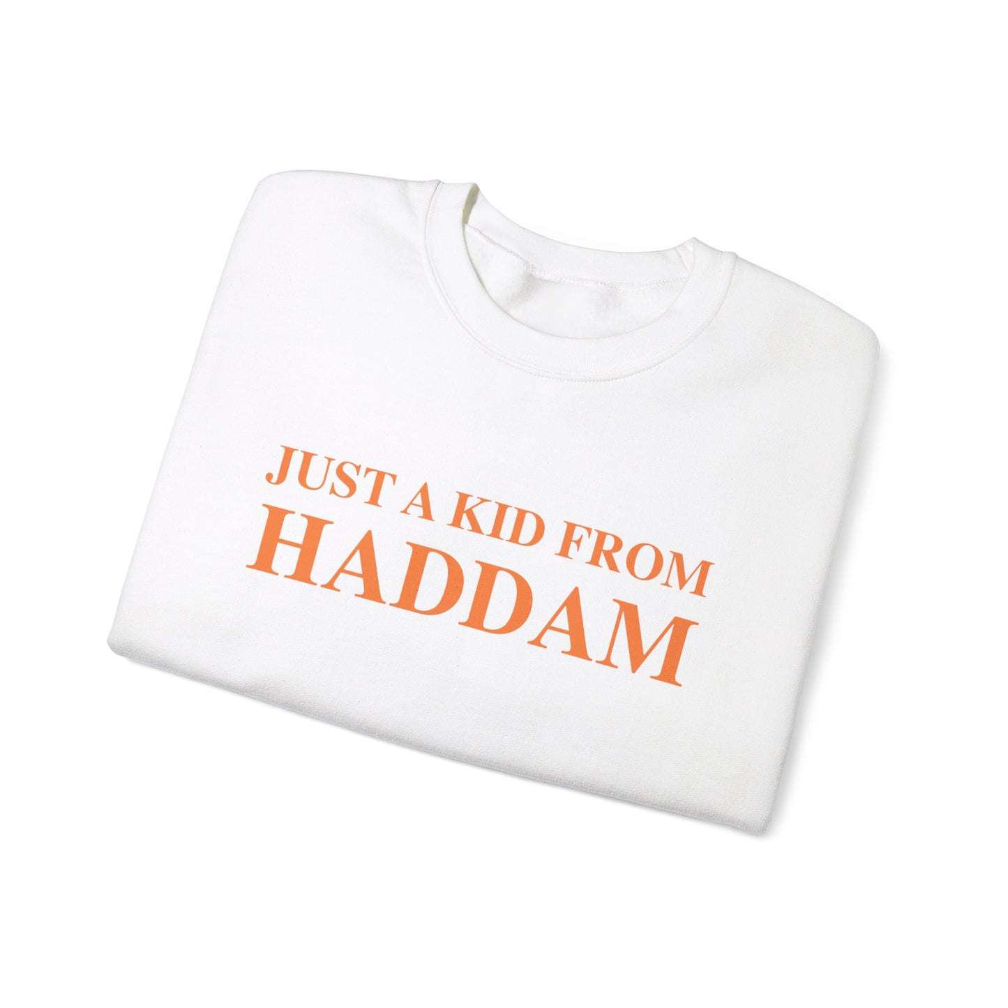 Just a kid from Haddam Unisex Heavy Blend™ Crewneck Sweatshirt