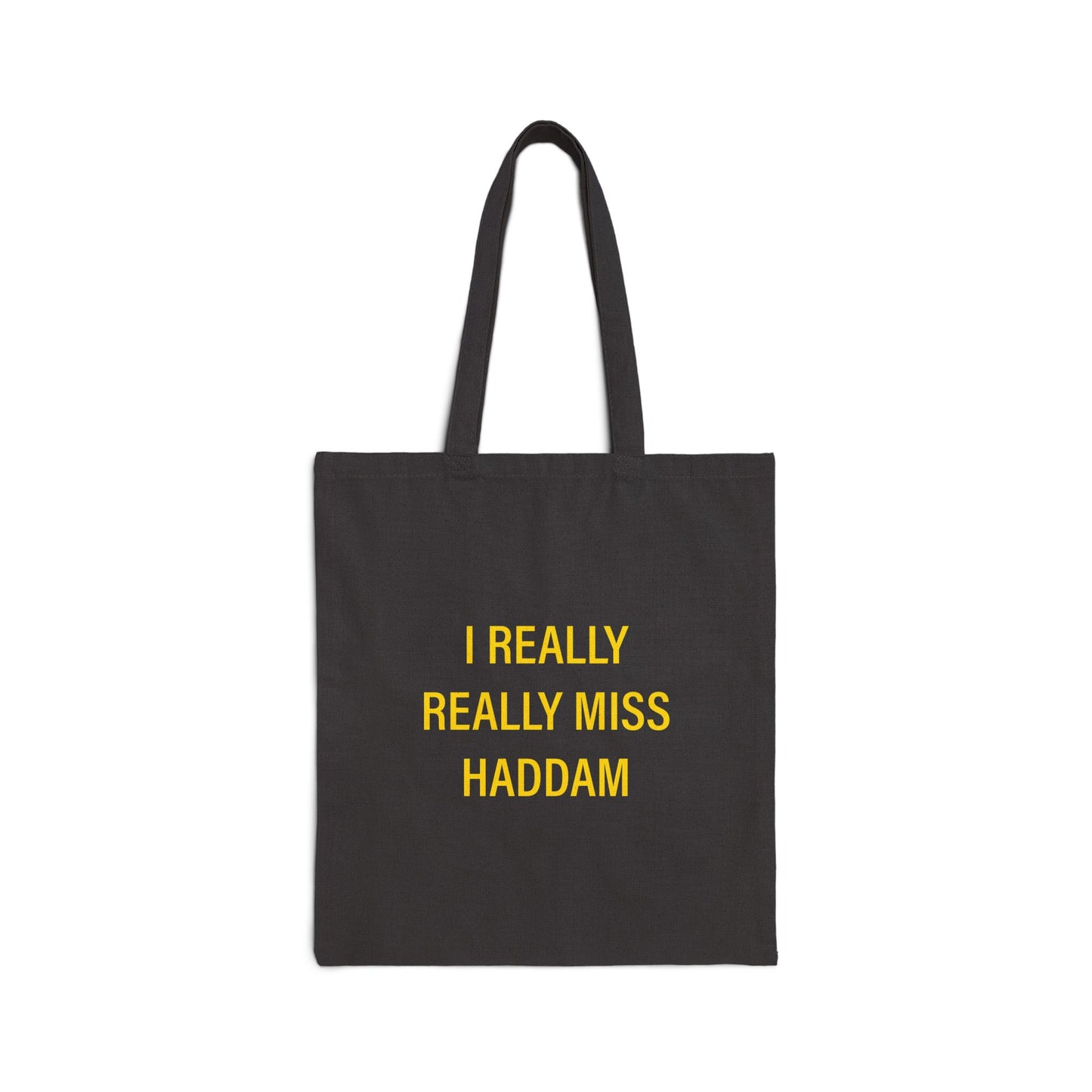 I Really Really Miss Haddam Cotton Canvas Tote Bag