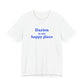 Darien Is My Happy Place Unisex Jersey Short Sleeve T-Shirt