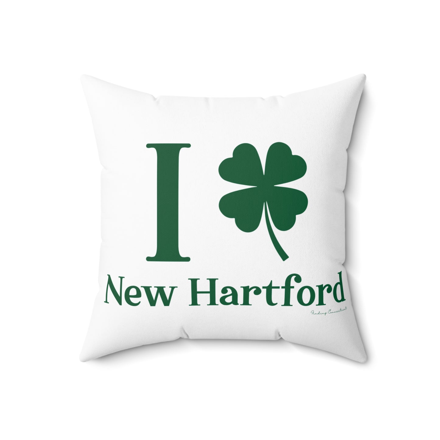 I Clover New Hartford Spun Polyester Square Pillow
