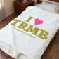 I Heart TRMB Velveteen Plush Blanket