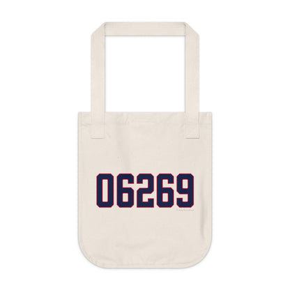 06269 Storrs Connecticut Zip Code Organic Canvas Tote Bag