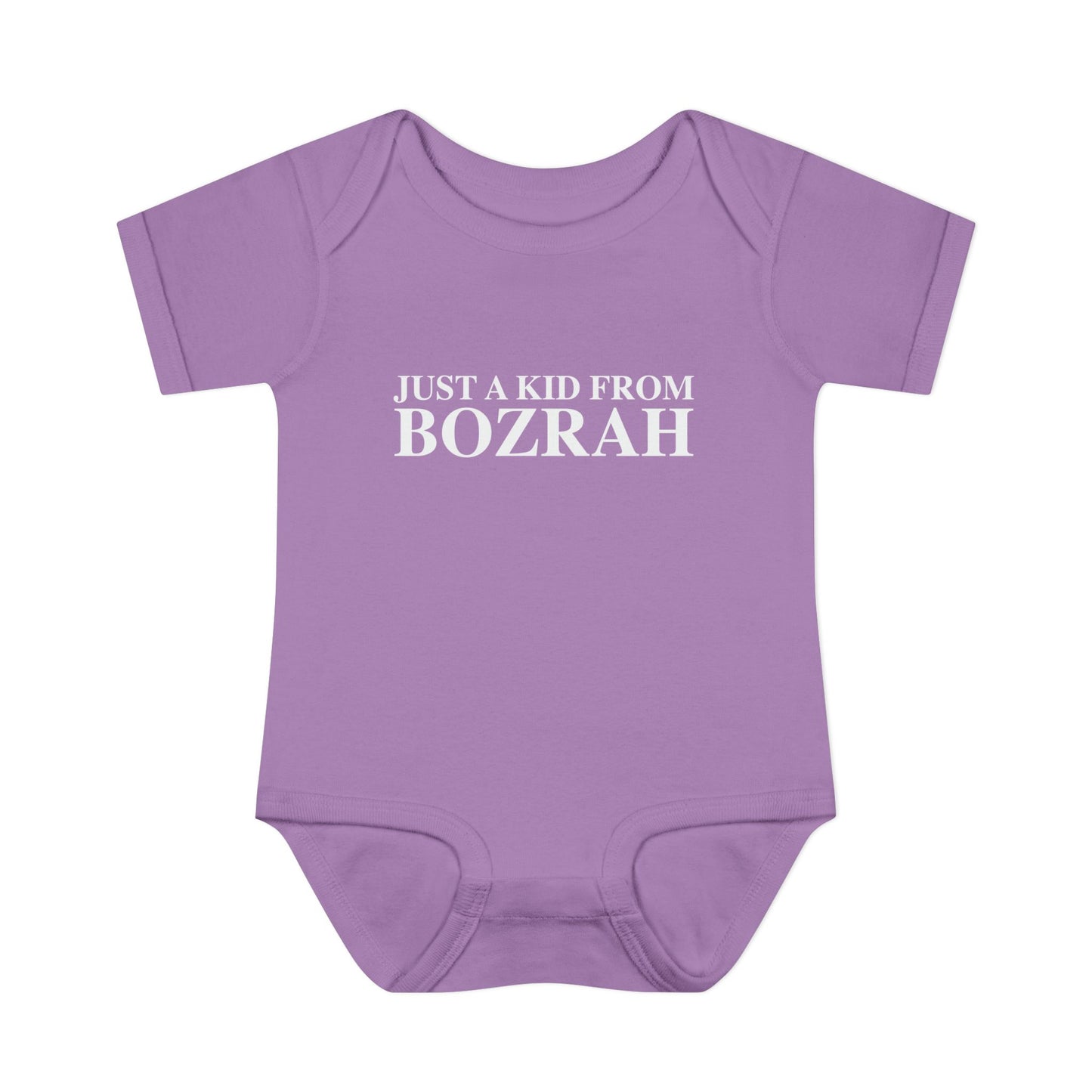 Just a kid from Bozrah Infant Baby Rib Bodysuit