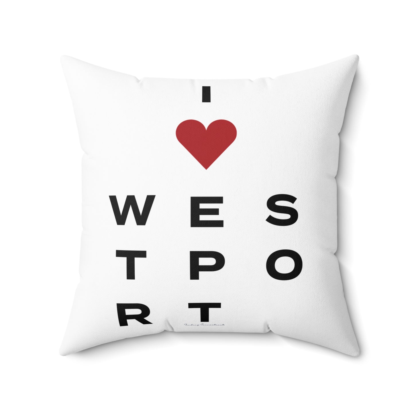 Westport Vision Spun Polyester Square Pillow