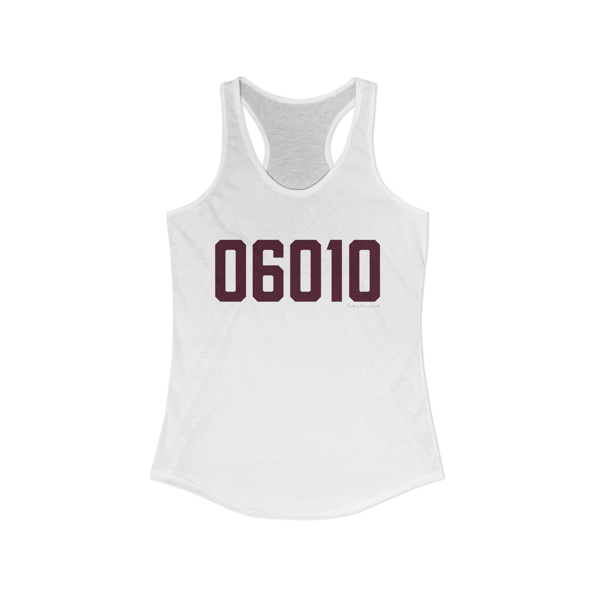 06010 Bristol Connecticut Zip Code Women's Ideal Racerback Tank Top